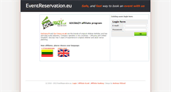 Desktop Screenshot of eventreservation.eu
